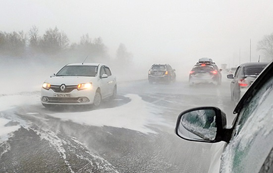 На востоке России начались снегопады