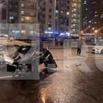 В Москве при столкновении Mercedes и автомобиля каршеринга пострадал человек