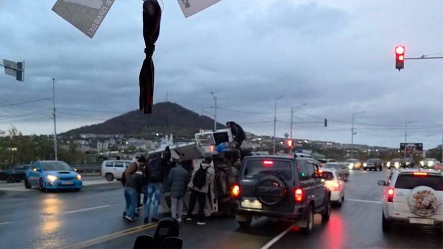 На Камчатке при ДТП с участием кареты скорой помощи пострадали два фельдшера