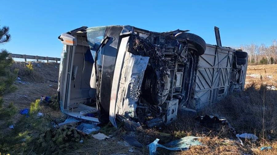 Пассажиры опрокинувшегося в Приамурье автобуса были иностранцами