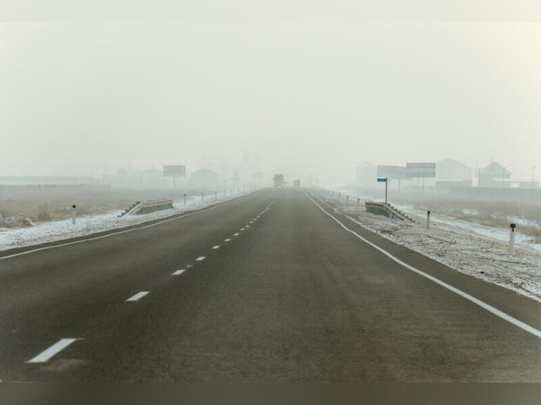 На федеральной трассе ввели ограничение движения из-за снегопада