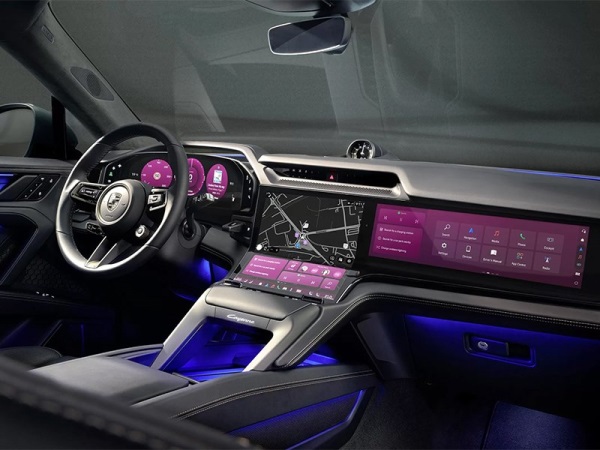 Электрический Porsche Cayenne: 1073 л.с., 600 км запаса хода и три экрана в салоне